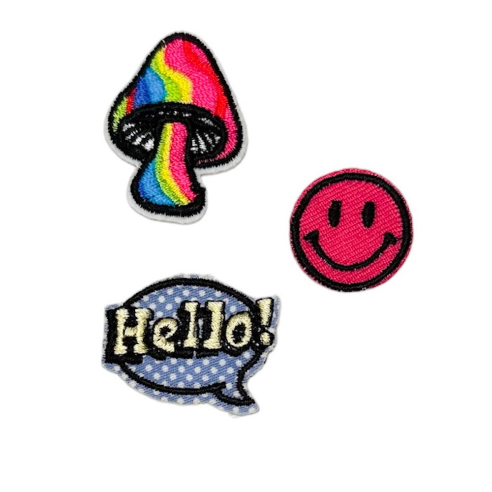 BP Nordstrom Assorted 3-Pack Expression Iron On Patches